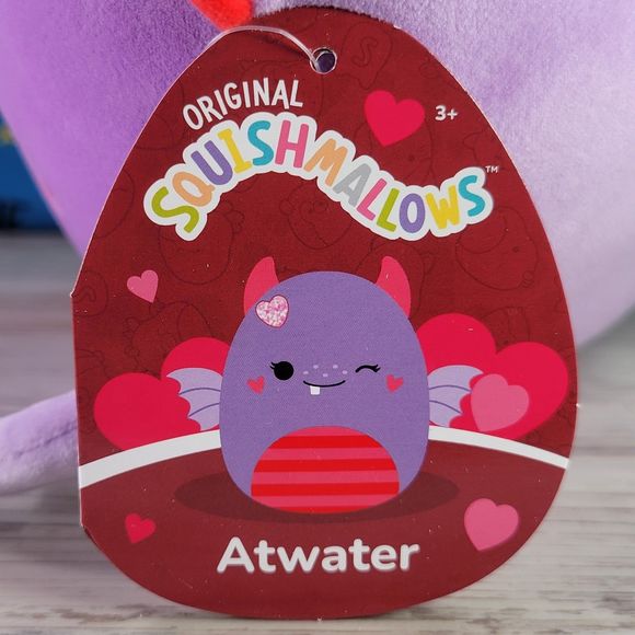 Squishmallow Atwater the Love Monster 11" UltraSoft Valentine's Day Plush NWT - Picture 5 of 9